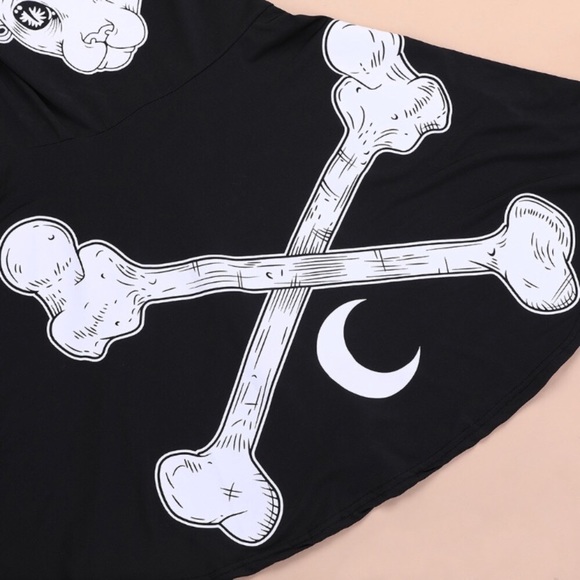 Third Eye Sphynx Cat Skater Mini Dress - Picture 6 of 7